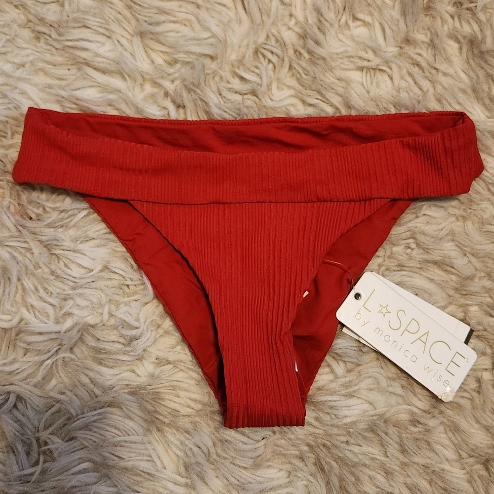 L*Space Red Bikini Bottom